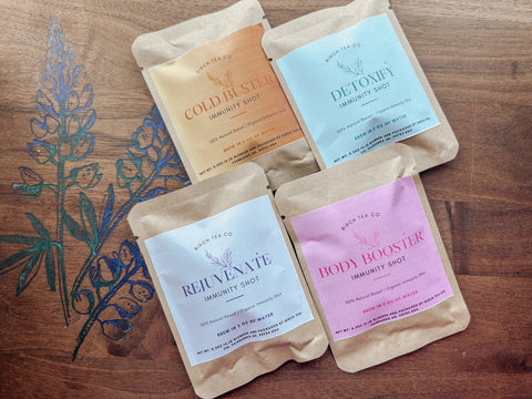 Immunity Shot - Herbal Organic Infused Immunity Shot - Birch Tea Co.