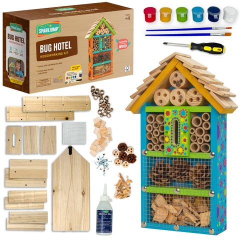 Bug Hotel Woodworking Kit - SparkJump