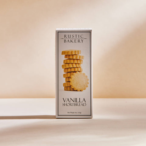 Vanilla Bean Shortbread Cookies, 4 oz - Rustic Bakery