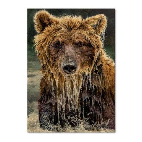 Bad Day Fishing, Wood Classic Edge Postcard - DaydreamHQ