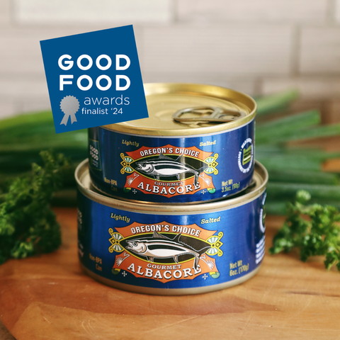 Gourmet Albacore Tuna, 3.5 oz, Lightly Salted - Oregon's Choice Gourmet