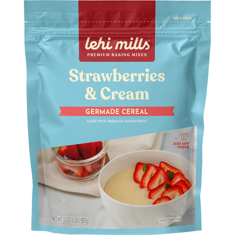 Strawberries & Cream Germade, 2 lb Pouch - Lehi Mills