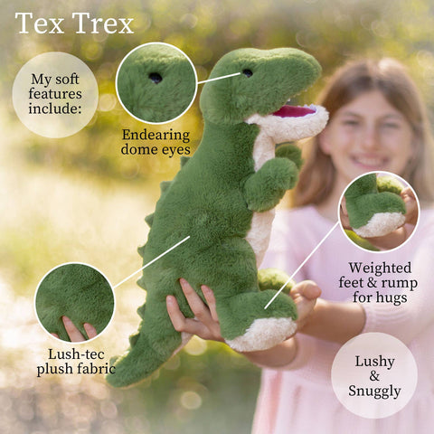 Tex T-Rex Lushee Plush, 16" - Beverly Hills Teddy Bear Company