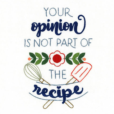 Aunt Martha's® Dirty Laundry Tea Towel - Your Opinion - Colonial Patterns, Inc.