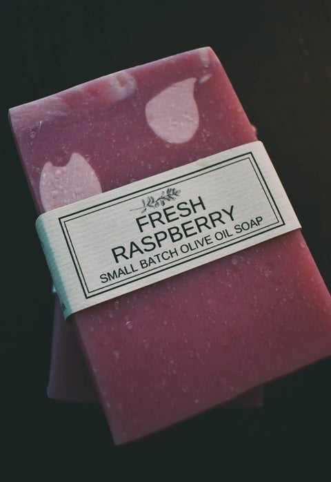 Fresh Raspberry - Olive Oil Soap - Orange Thyme Bath Apothecary