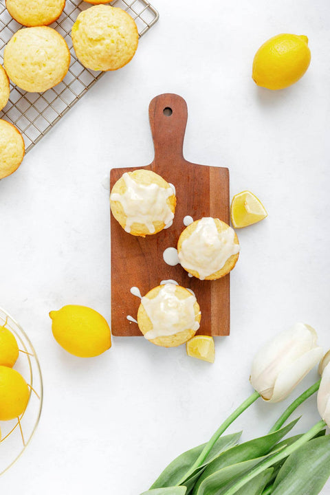 Lemon Muffin Mix: 18 oz Box - Lehi Mills