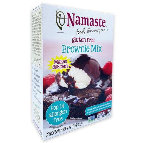 Gluten Free Brownie Mix, 15oz - Namaste Foods