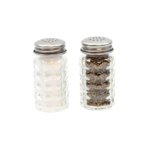 1.5 oz Glass Salt & Pepper Shakers, Set of 2 - TableCraft