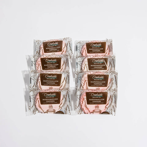 Marshmallow Toppers: Peppermint, 8 count - Creekside Mallow Co.