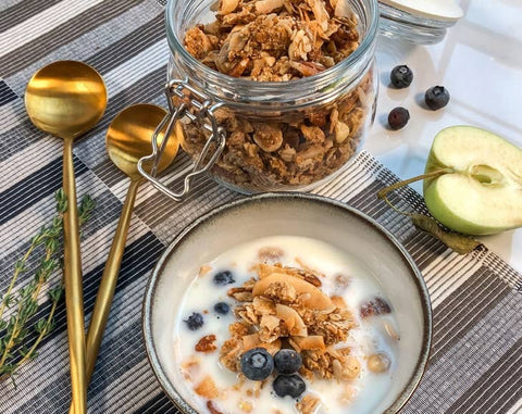 Organic Golden Crunchy Granola – Small Batch, Handcrafted: 6oz - Food To Live