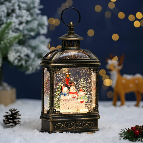 Christmas Vintage Snow Globe Lantern - SINT