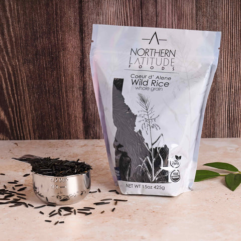 Organic Idaho Wild Rice - Whole Grain: 15oz - Northern Latitude Foods