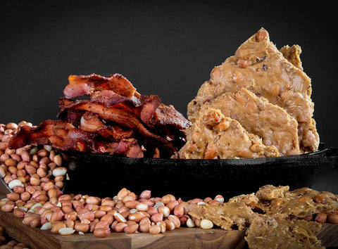 Bacon Peanut Soft Brittle, 4oz - Robinson Confections