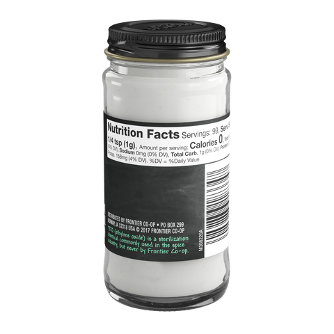 Cream Of Tartar, Wine Cask Crystalized, Kosher, 3.52 Oz - Frontier Co-op