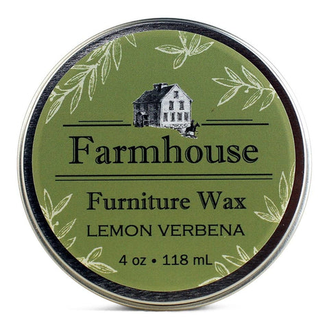All Natural Furniture Wax, Lemon Verbena Scent - Sweet Grass Farm