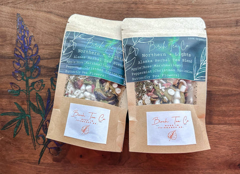 Northern Lights - Butterfly Pea Flower Rose Loose Leaf Tea - Birch Tea Co.