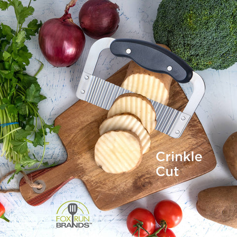 Stainless Steel Crinkle Cutter, 4.75 x 7 x 0.75 in - Fox Run Brands