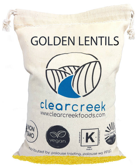 Golden Lentils: 4lb - Palouse Brand