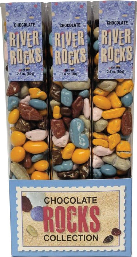 Chocolate Colorful Candy River Rocks - Sunflower Food Company