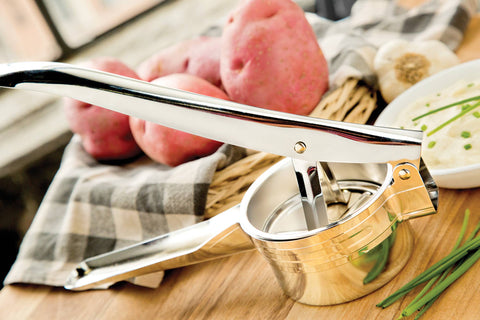 Potato Ricer, Fruit Press, 10.5" x 4.25" x 3.75" - Fox Run Brands