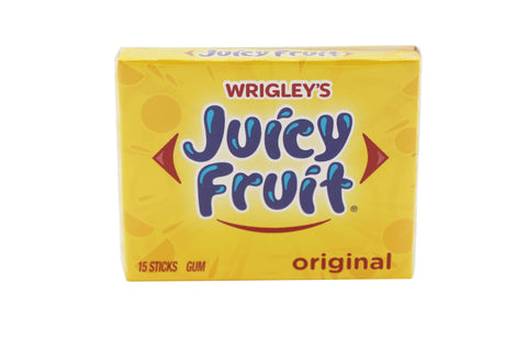 Wrigley's Juicy Fruit Wallet Pack Chewing Gum, 15 sticks - Grandpa Joe's