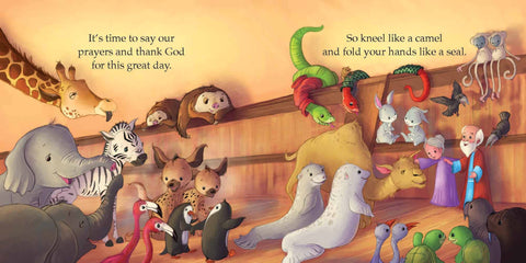 Bedtime on Noah's Ark: Board Book - Harvest House Publishers