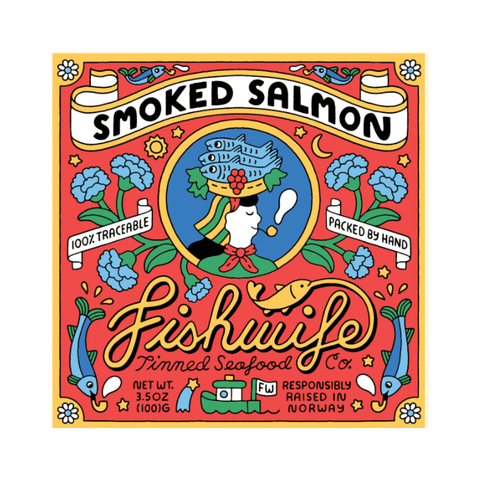 Smoked Atlantic Salmon, 3.5 oz - Fishwife