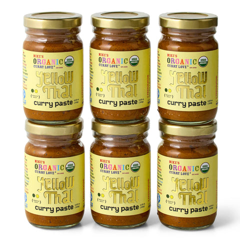 Yellow Thai Curry Paste, 4.25 oz - Mike's Organic Curry Love