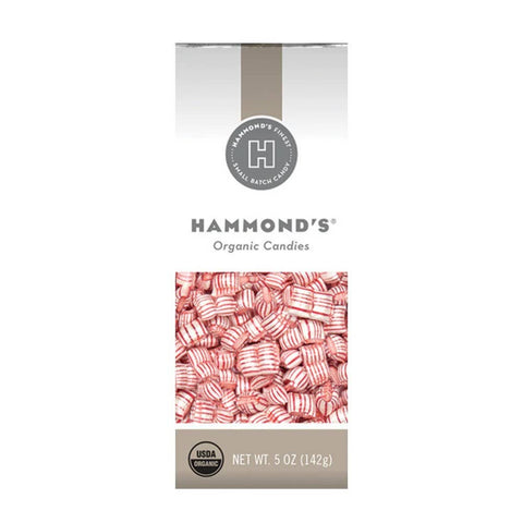 Organic Classic Candy Peppermint Pillows, 5 oz Gift Bag - Hammond's Candies