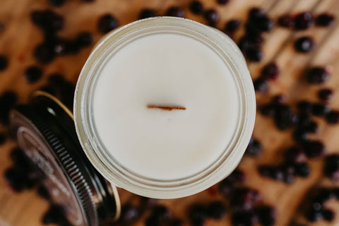 Campfire Coffee Candle, 4 oz Soy Wax, Wood Wick - Woodsy Wicks