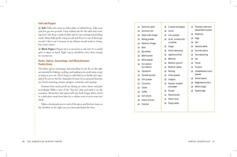 The Homestead Winter Pantry: Paperback - Harvest House Publishers