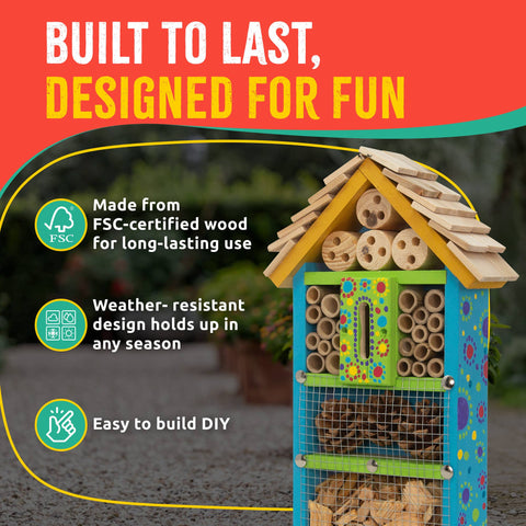 Bug Hotel Woodworking Kit - SparkJump