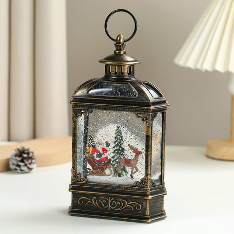 Christmas Vintage Snow Globe Lantern - SINT