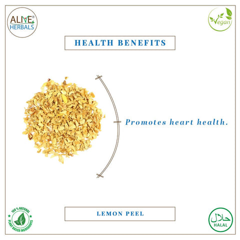 Lemon Peel, 1.6 oz (45g) - Alive Herbals
