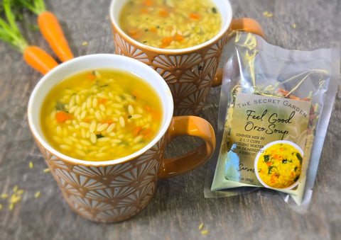 Feel Good Orzo Soup, 3 oz - The Secret Garden