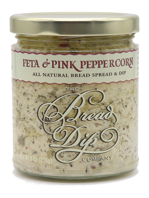 Feta & Pink Peppercorn Bread Dip, 8 oz - The Bread Dip Company
