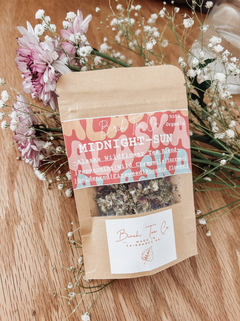 Midnight-Sun - Alaska Wildflower Herbal Tea Blend - Birch Tea Co.