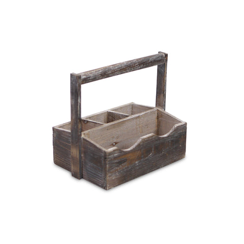 Nicola Wooden Decorative Caddy: Small - Cheungs Home Decor