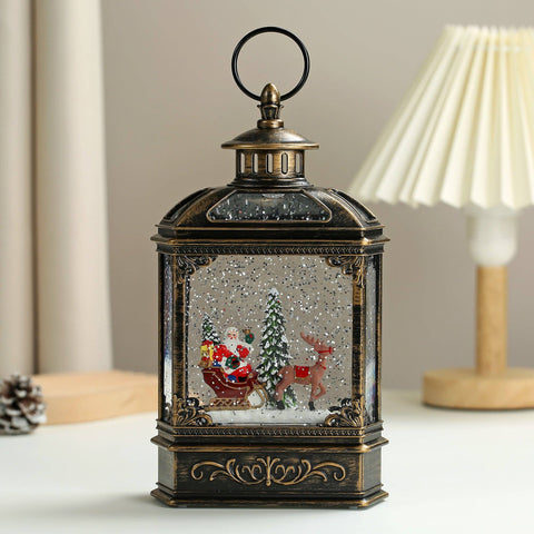 Christmas Vintage Snow Globe Lantern - SINT