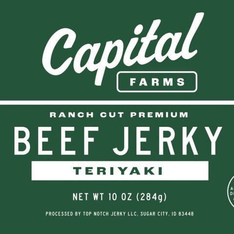 Teriyaki Beef Jerky - Capital Farms Meats & Provisions