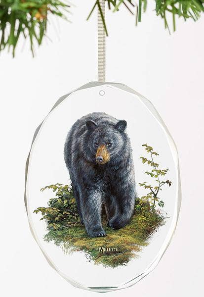Rocky Bear, Glass Ornament - Art Brand Studios