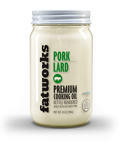 Pasture Raised Pork Lard 14 oz - Fatworks