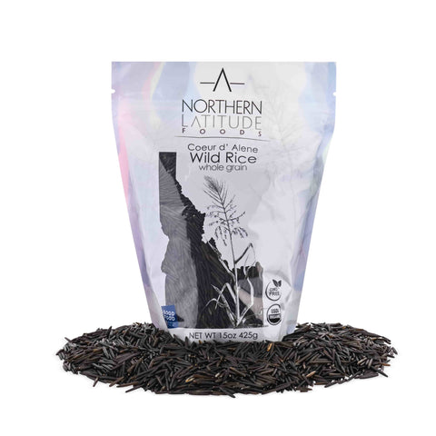 Organic Idaho Wild Rice - Whole Grain: 15oz - Northern Latitude Foods