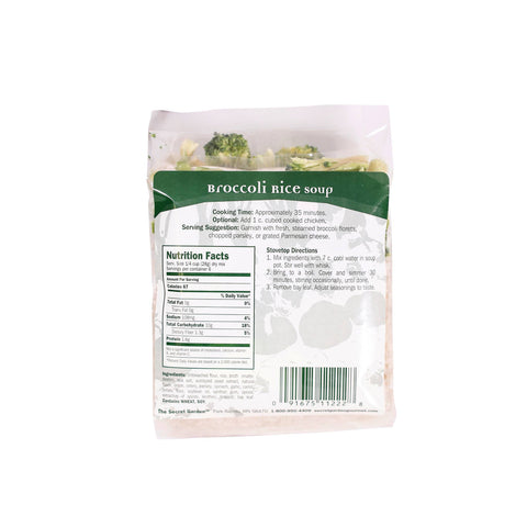 Broccoli Rice Soup, 5 oz - The Secret Garden