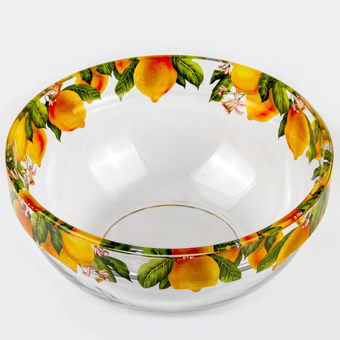 Juicy Lemons Serving Bowl, 27 fl oz, Glass