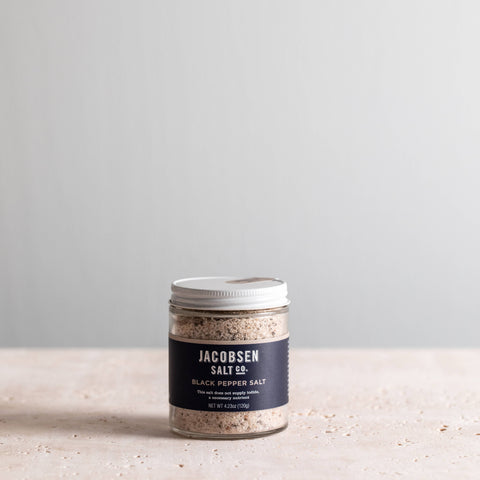 Black Pepper Salt - Infused Sea Salt - Jacobsen Salt Co.