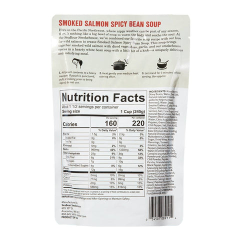 Smoked Salmon Spicy White Bean Soup - SeaBear Smokehouse