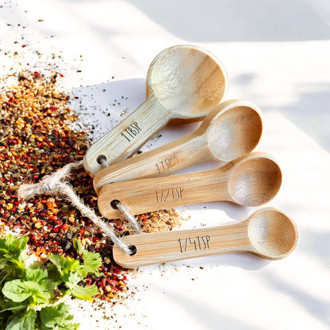 Bamboo Teaspoon Measuring Set - Bamboo Switch