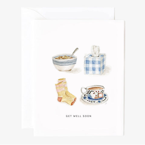 Get Well Things Card, 5.5" x 4.25" - Emily Lex Studio