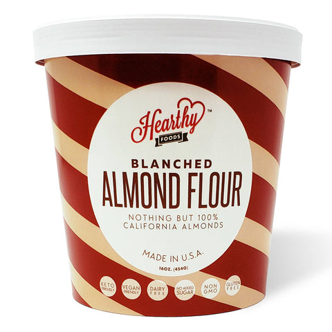 Blanched Almond Flour, 1 lb, Finely Ground - Hearthy Foods